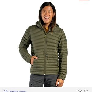 Men’s Forclaz MT100 Hooded Down Puffer Jacket Size XL